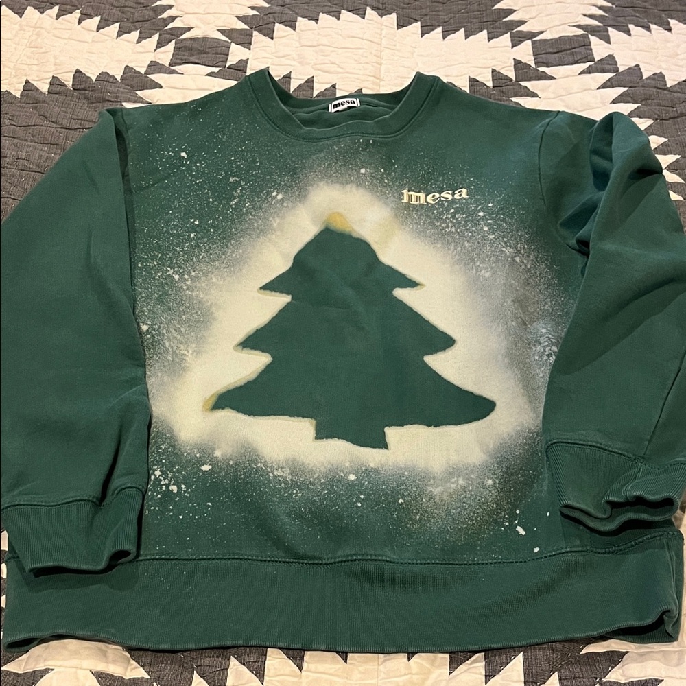 Green Christmas Tree Sweatshirt